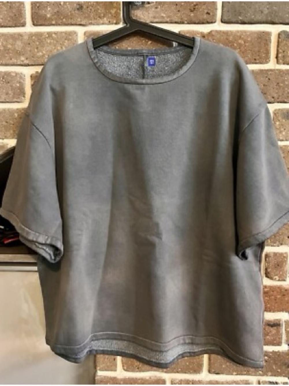 YZY Gap Branded Fleece Yoke Tee : Oversized